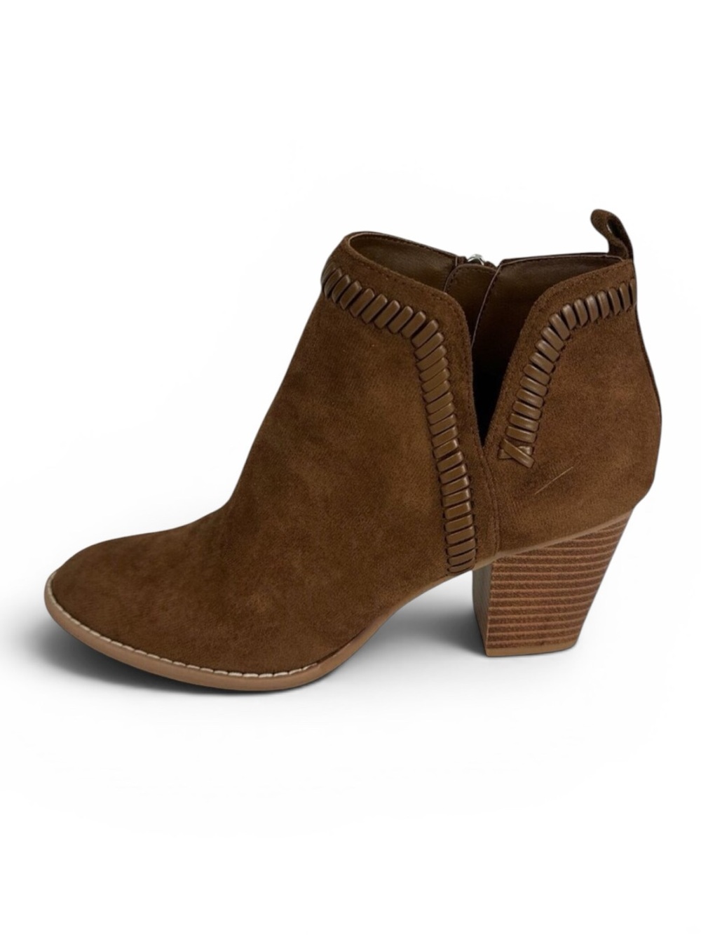 Dolce Vita DV8 NWOB Jace Women's 8 Faux Suede Heeled Bootie Brown